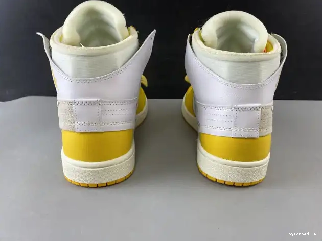 Jordan Dark Air Yellow-Cone NRG Off-White 1 AQ0818-149 Powder x White 0426